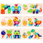 Wooden 3D animal growth jigsaw puzzle toy set with multiple animal boards