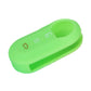 Green silicone 3-button folding remote key fob case with keyring opening