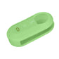 Green silicone 3-button folding key fob case with cutout buttons