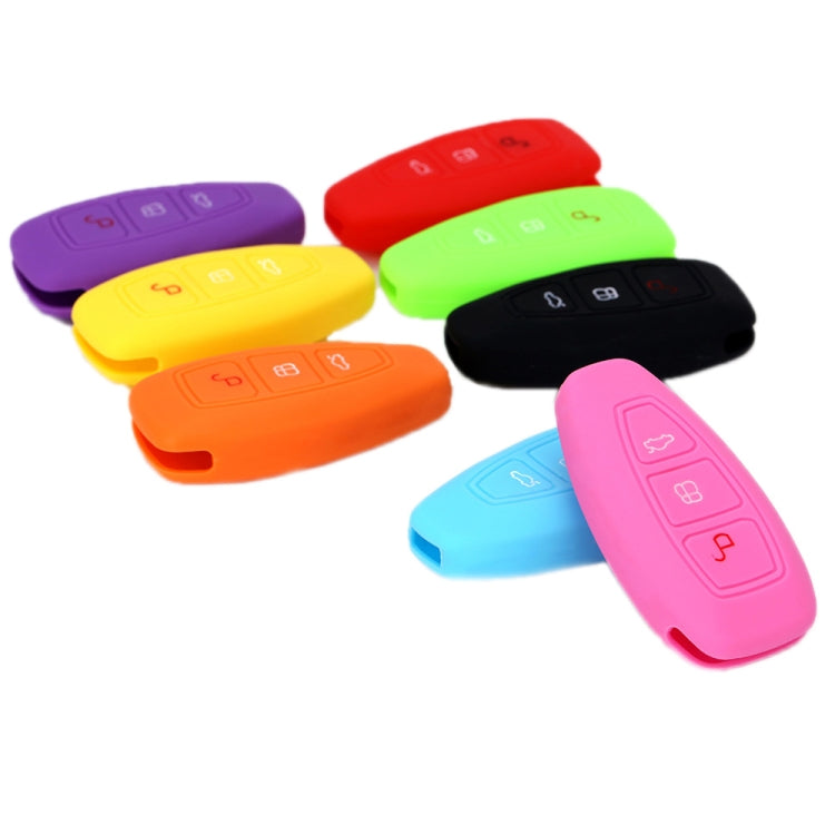 Assorted folding three-button key protect covers in multiple colors, silicone-style