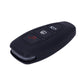 Black folding key fob protective cover with three button icons and side cutout