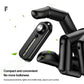 Black tail lamp with clip mount and bright front lens light bar