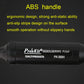 Anti-static desoldering pump handle, black ABS grip with anti-slip stripe