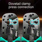 Network crimping pliers with dovetail clamp press connection jaw area