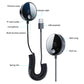 Car Bluetooth receiver with microphone, TF socket, USB power plug, and AUX out