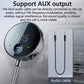 Car Bluetooth receiver with AUX output and 3.5mm audio cable connectors