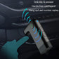 Black Bluetooth AUX audio adapter with call control button and charging port