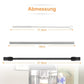 Cleaning brush set size guide: three-piece kit with dark gray handles and metal tubes
