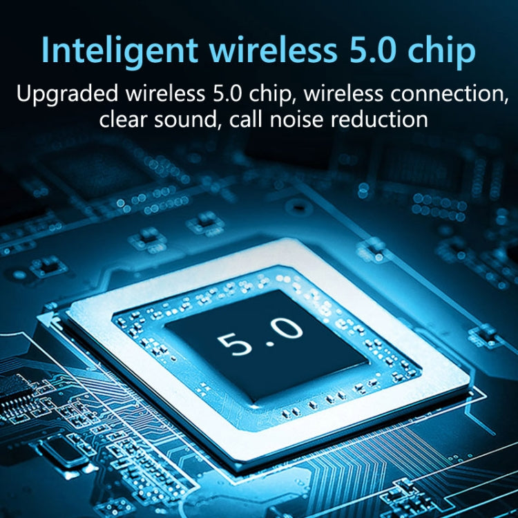 Electronic Bluetooth receiver chip detail, circuit-style close-up