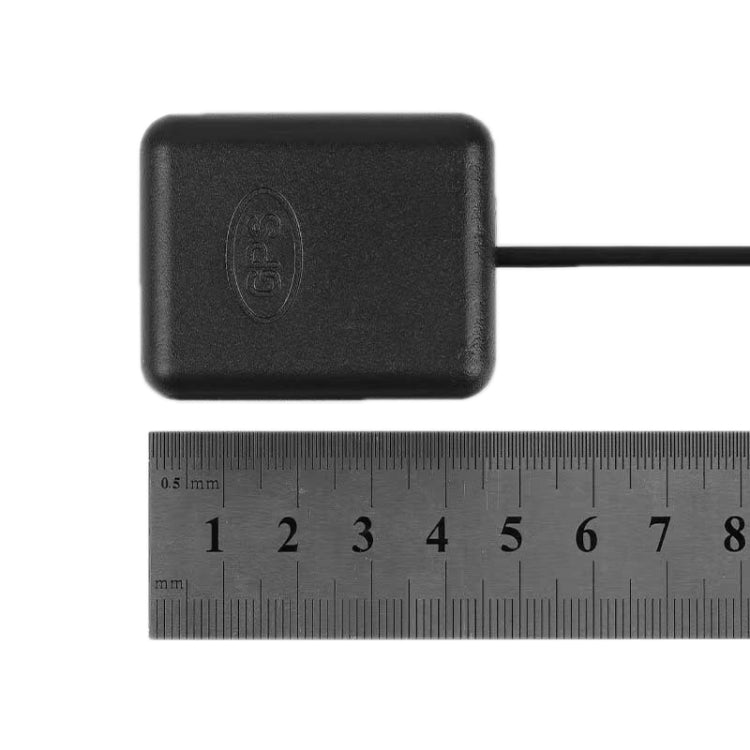 Square active GPS antenna base with built-in cable connection, 1.7m