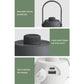 Black hanging lantern with top dial and Type-C charging port