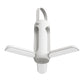 White hanging tent camping lamp with three outstretched light arms