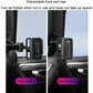 Black retractable front and rear arms tablet holder for headrest use