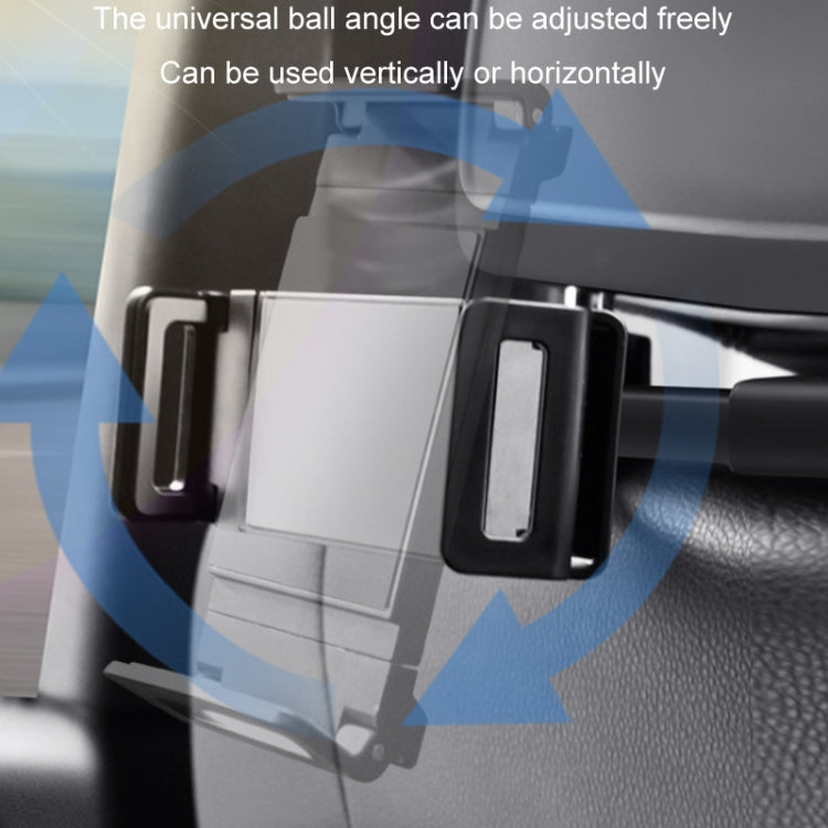 Black rotating tablet holder with adjustable ball-head for vertical or horizontal use