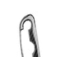 Black carbon-fiber headlight switch sticker corner, curved edge