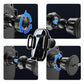 Black hook car phone navigation support frame with adjustable cradle and arms