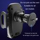 Black vent phone mount with twist knob and spring-loaded clamp