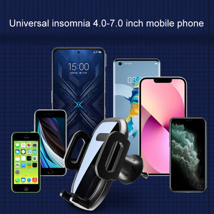 Universal black car phone holder showing wide compatibility with phones
