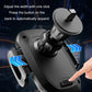 Black car phone holder with one-click width adjustment and expanded clamp