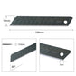 18mm x 108mm cutter blade diagram with 0.6mm thickness and 60° angle