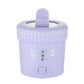 Lavender small electric one-piece cooker with vented lid and round power button