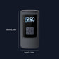 Electric air pump with digital display, front control panel and carry handle