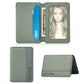 Green phone back card bag sticker with card slots and photo window