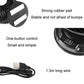 Car fan control side with rubber base pad and power cable connection port
