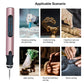 Rose gold mini electric drill pen with detachable metal tip and accessory set