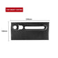 Glove box sticker panel size 330mm x 140mm with carbon fiber texture