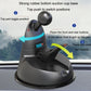 Car USB fan suction base with adjustable joint and control buttons on top.