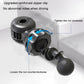 Car fan with zip-clip mount and inline controller on power cable