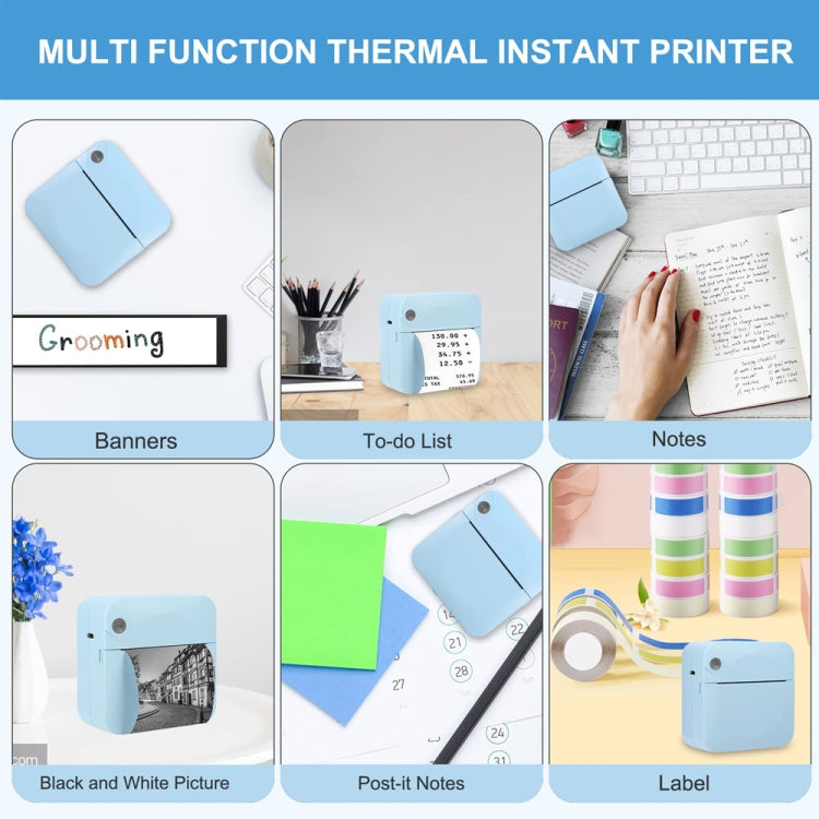 Pocket thermal printer used for labels, photos, notes, and to-do lists