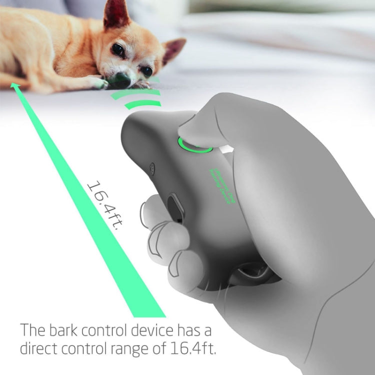 Handheld ultrasonic training device with control range graphic, dark gray