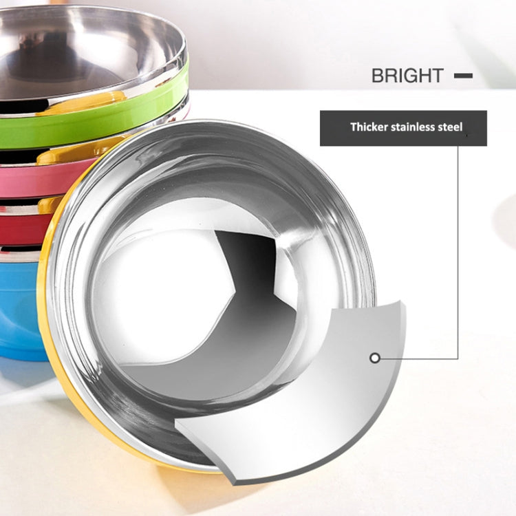 Close-up of stainless steel insulated bowl rim and layered inner wall