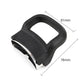Black pot handle ear, single hole; 81 x 78 mm metal insert