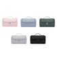 Hair tool storage bags in multiple colors: pink, blue, green, gray, black