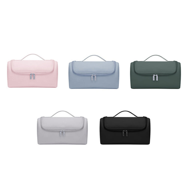 Hair tool storage bags in multiple colors: pink, blue, green, gray, black