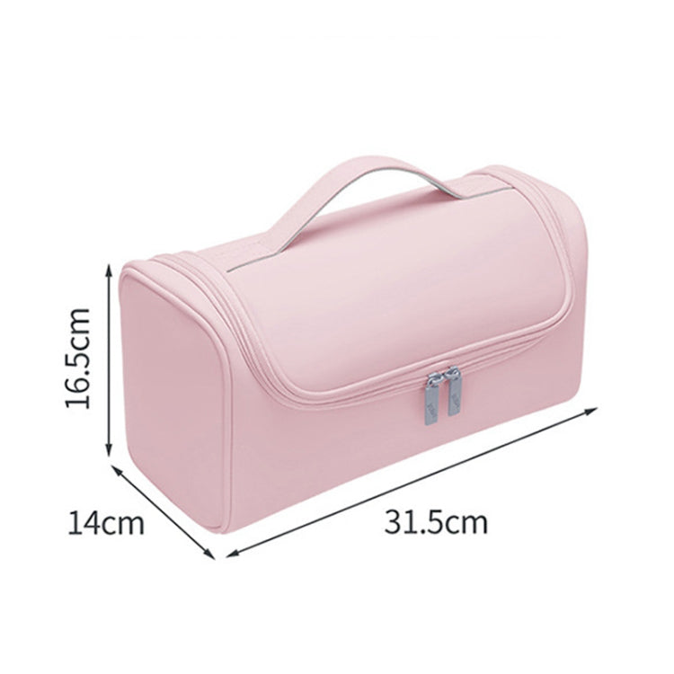 Pink travel storage bag for hair tools, 31.5 x 16.5 x 14 cm