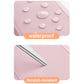 Pink storage bag fabric with button-like raised texture detail