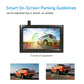 4.3-inch rear view monitor with adjustable on-screen parking guidelines