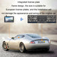 License plate frame camera kit with small screen and integrated frame for EU plates