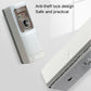 White automatic fragrance sprayer with anti-theft lock area on side