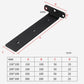 Black triangular bracket plate diagram with labeled dimensions A, B, C, D and mm