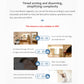 Tuya WiFi PIR motion sensor alarm with timed arm and disarm scheduling