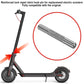 Metal replacement latch hook pin, textured middle, for electric scooters
