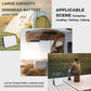 Portable rechargeable LED lantern light with foldable stand, rectangular panel