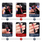 TPU zipper cord puller with black handle and red cord loop for zipper slider