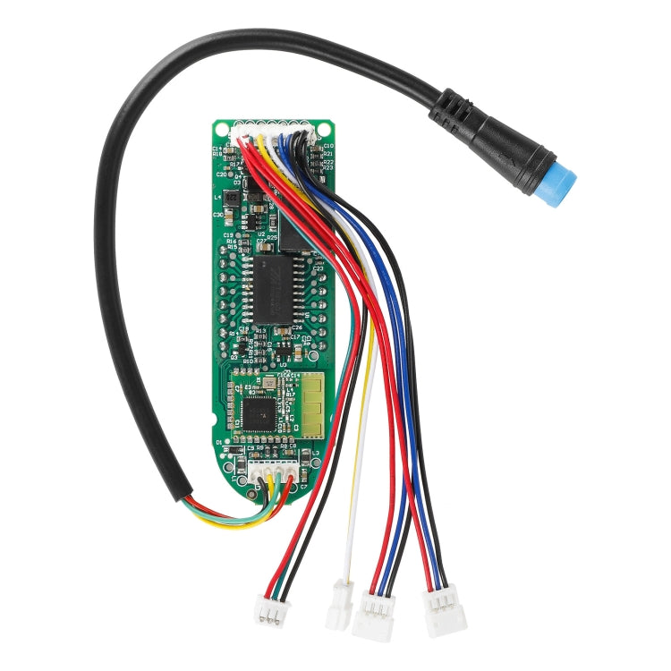 Electronic scooter control PCB board with multi-wire harness and connector