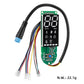 Scooter speed display control board with LED readout and wiring harness